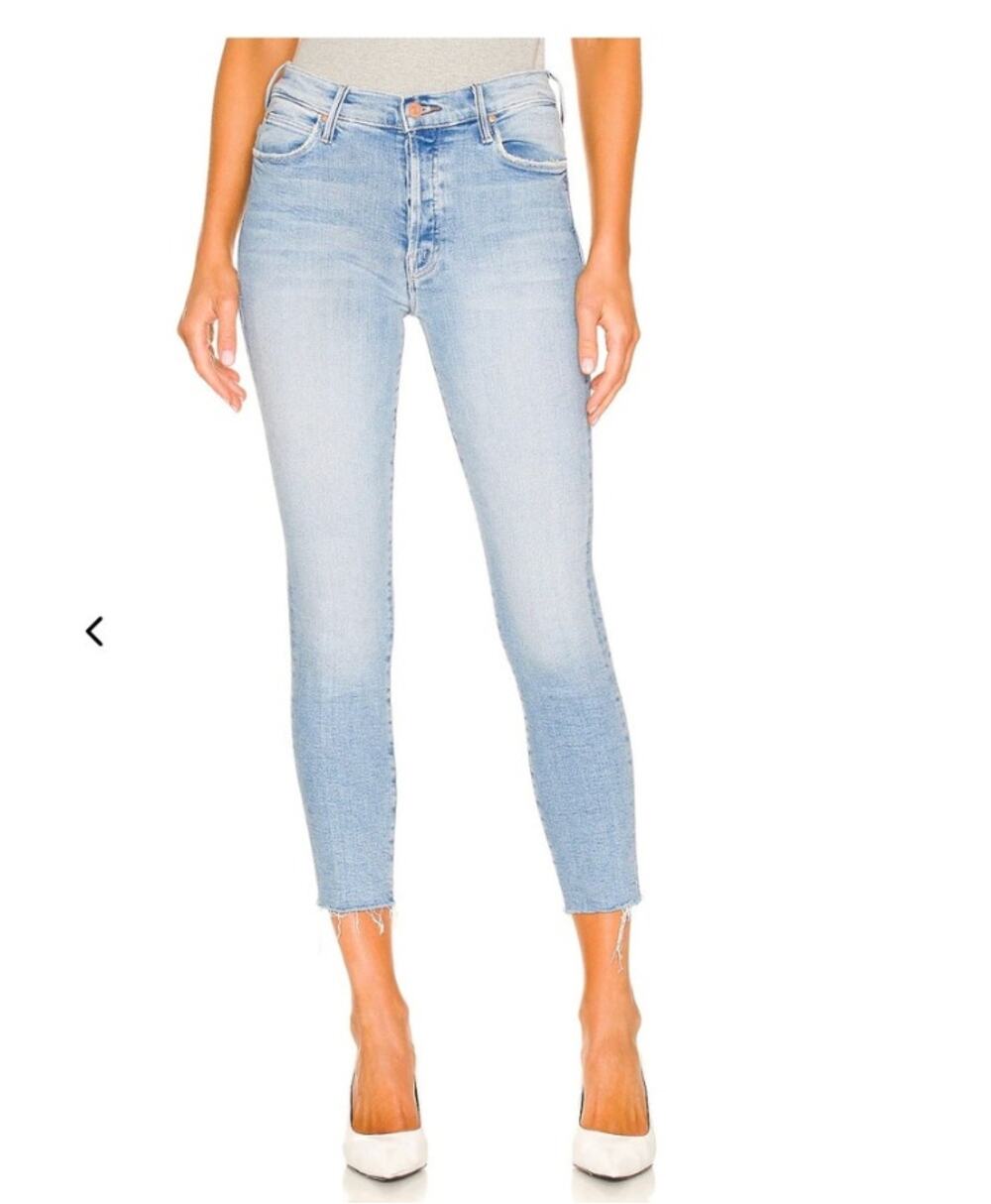 Mother The Stunner Ankle Fray Jeans California Cruiser Size 27